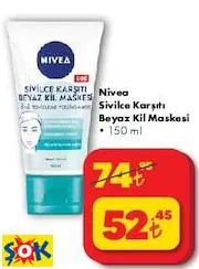 NİVEA SİVİLCE KARŞITI BEYAZ KİL MASKESİ 150 ML NİVEA SİVİLCE KARŞITI BEYAZ KİL MASKESİ 150 ML